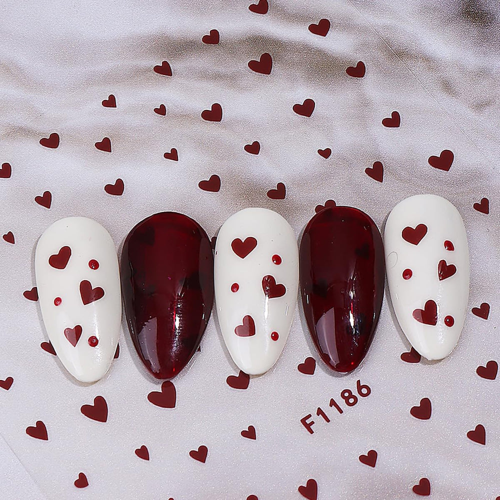 TANYOOTO adornos uñas con corazones para fiestas