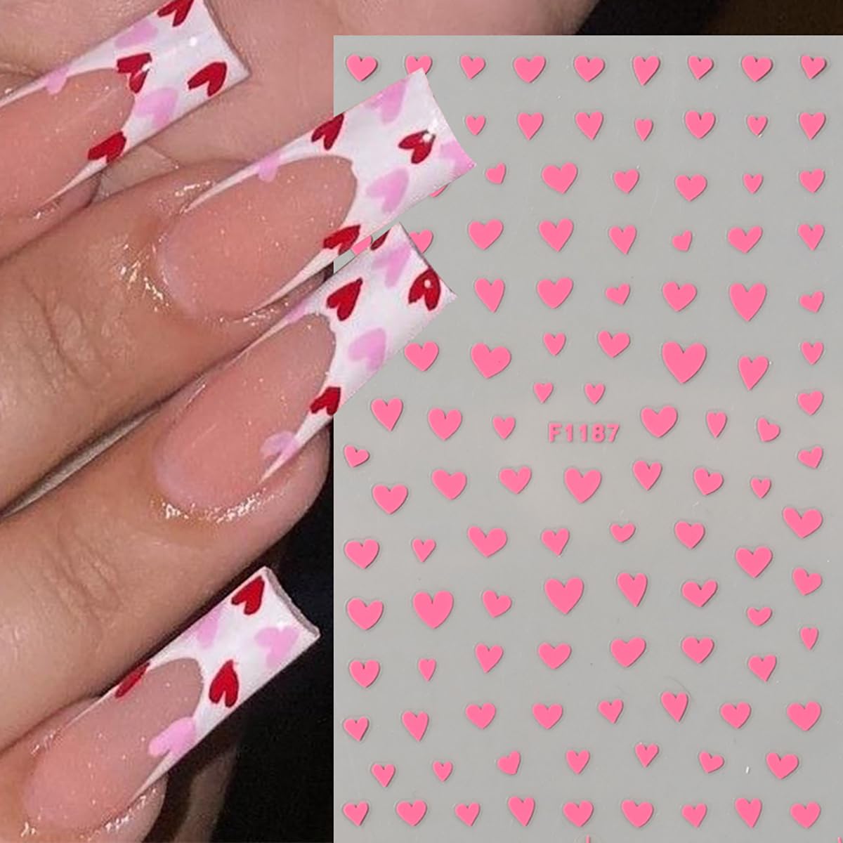 TANYOOTO decoraciones uñas valentín para manicura casera