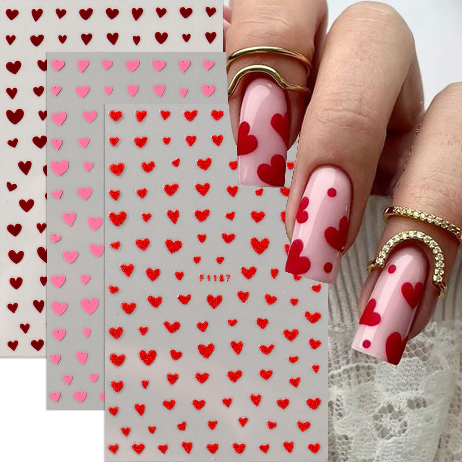 TANYOOTO pegatinas valentín rosas para diseño fácil