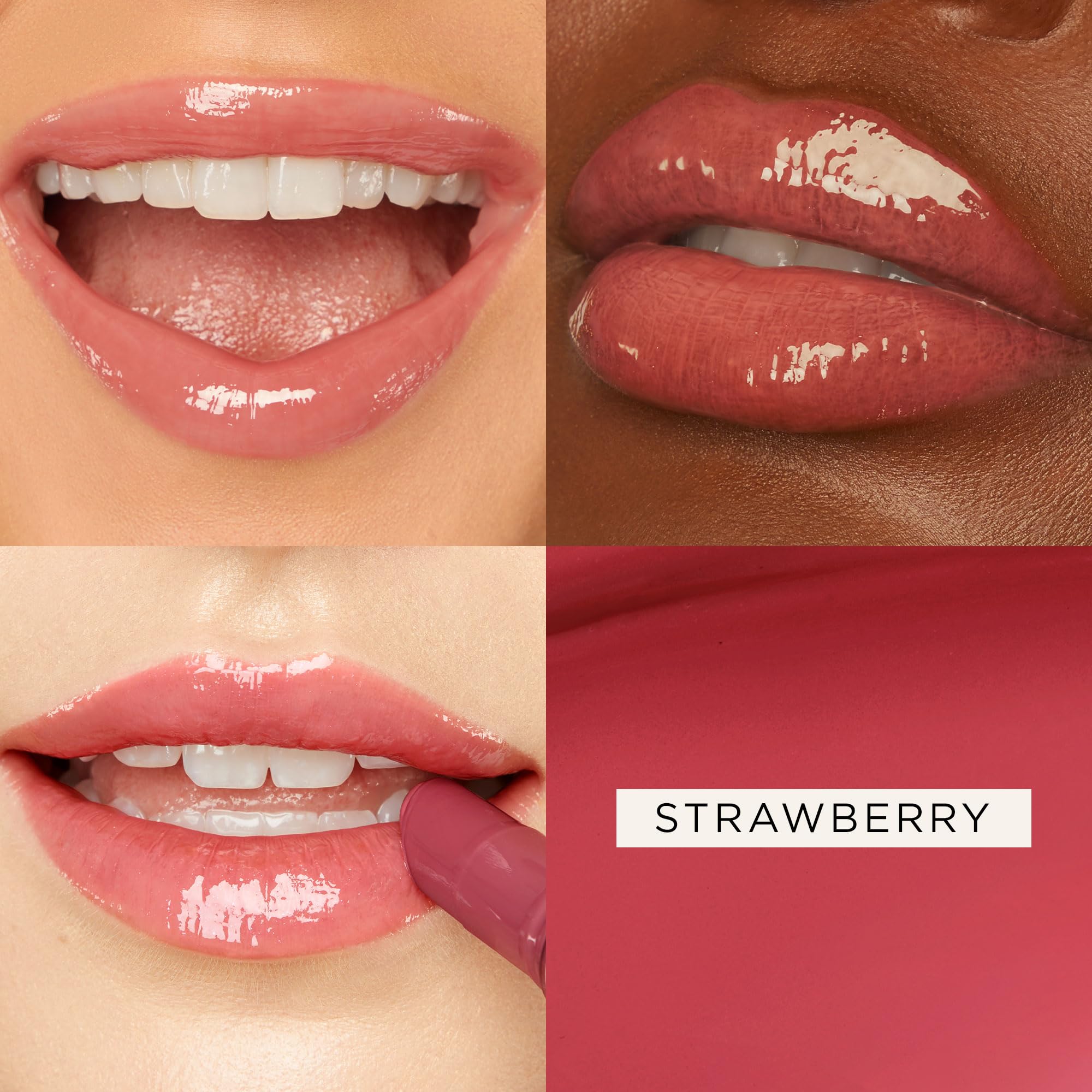 tarte maracuja juicy lip balm gloss, brillo espejo para labios hidratados y visibles.