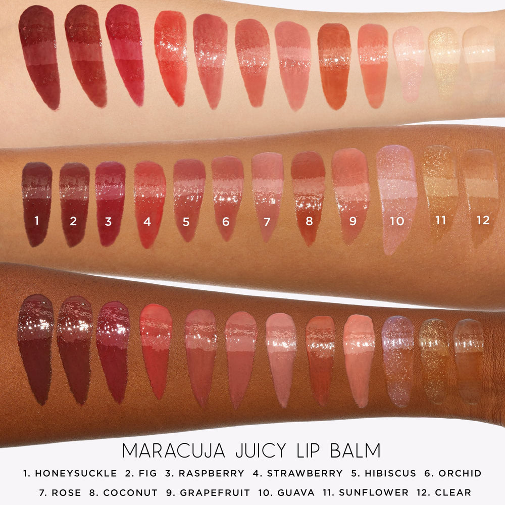 tarte maracuja juicy lip balm gloss, ingrediente maracujá que hidrata intensamente.