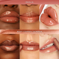 Tarte Maracuja Juicy Lip Plump tono Dahlia con brillo efecto vidrio