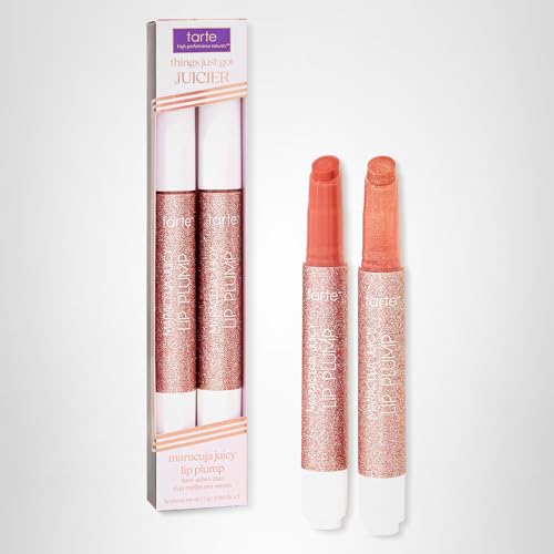 Dúo tarte maracuja juicy lip plump para ritual diario de labios