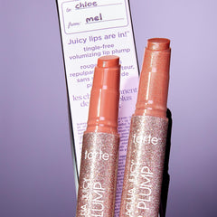 Tarte Maracuja Juicy Lip Plump tono Rosy Copper con brillo efecto vidrio