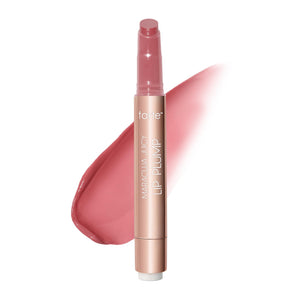 Tarte maracuja juicy lip plump en tubo rosa con brillo hidratante.