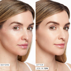 tarte shape-tape concealer, aplicador jumbo para aplicación rápida.