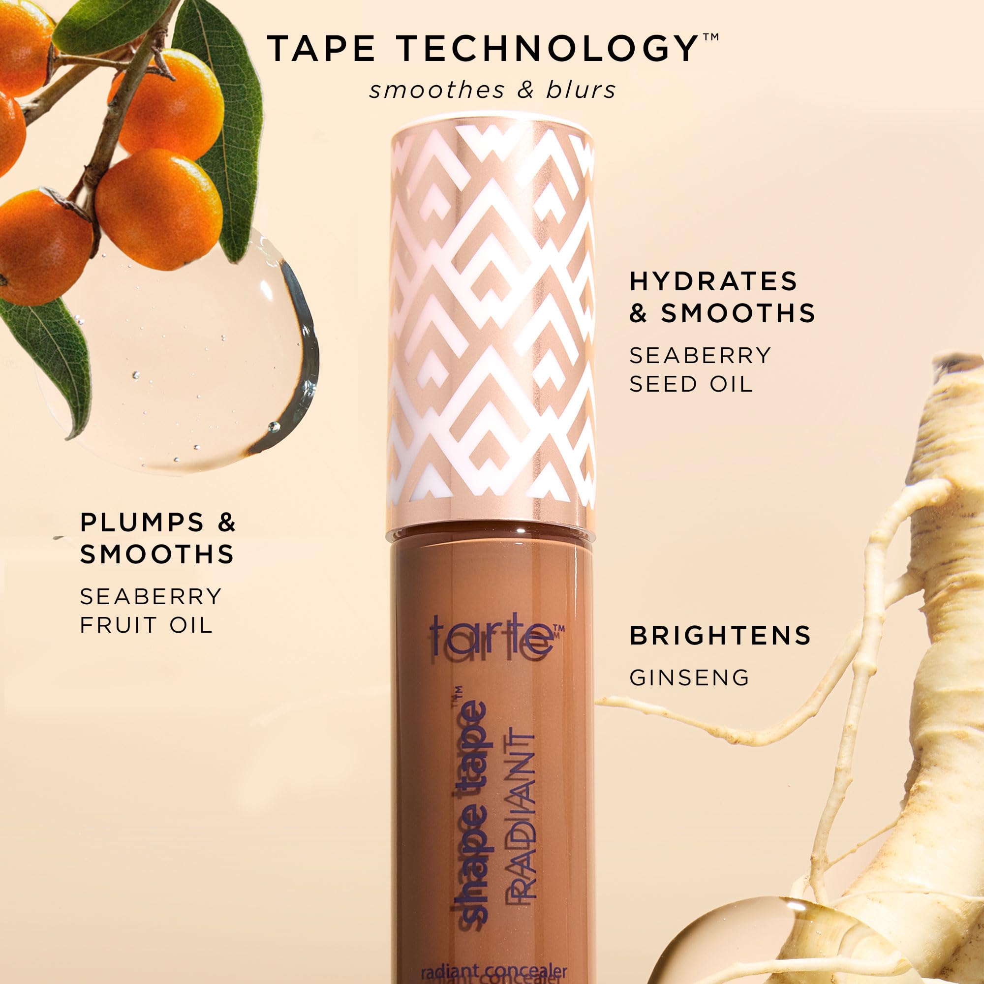 tarte shape tape radiant concealer apariencia descansada durante 8 horas