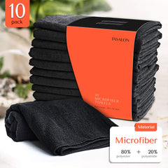 La TASALON toalla microfibra salón absorbente negra es ideal para uso profesional.