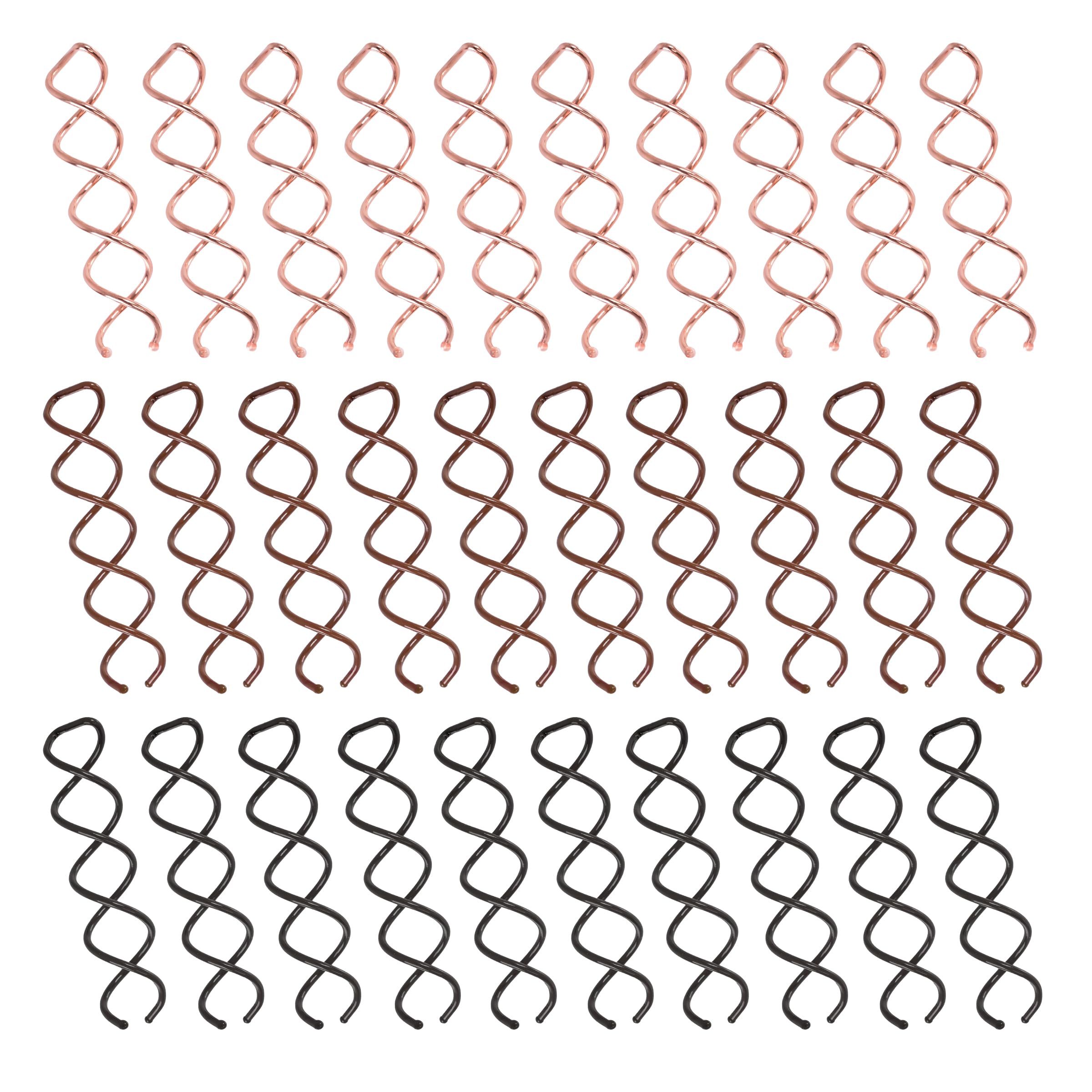TaShow pin espiral general para peinados duraderos y fáciles.