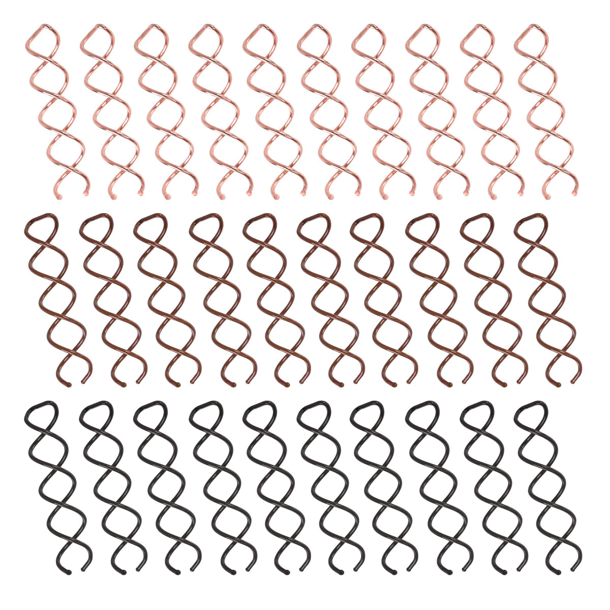 TaShow pin espiral general para peinados duraderos y fáciles.