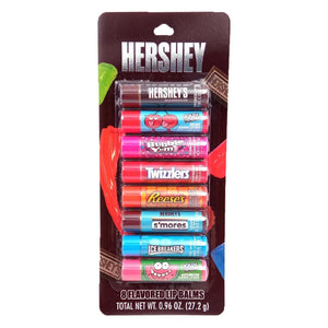 Taste Beauty Hershey bálsamo labial con sabores variados para hidratar y colorear los labios.