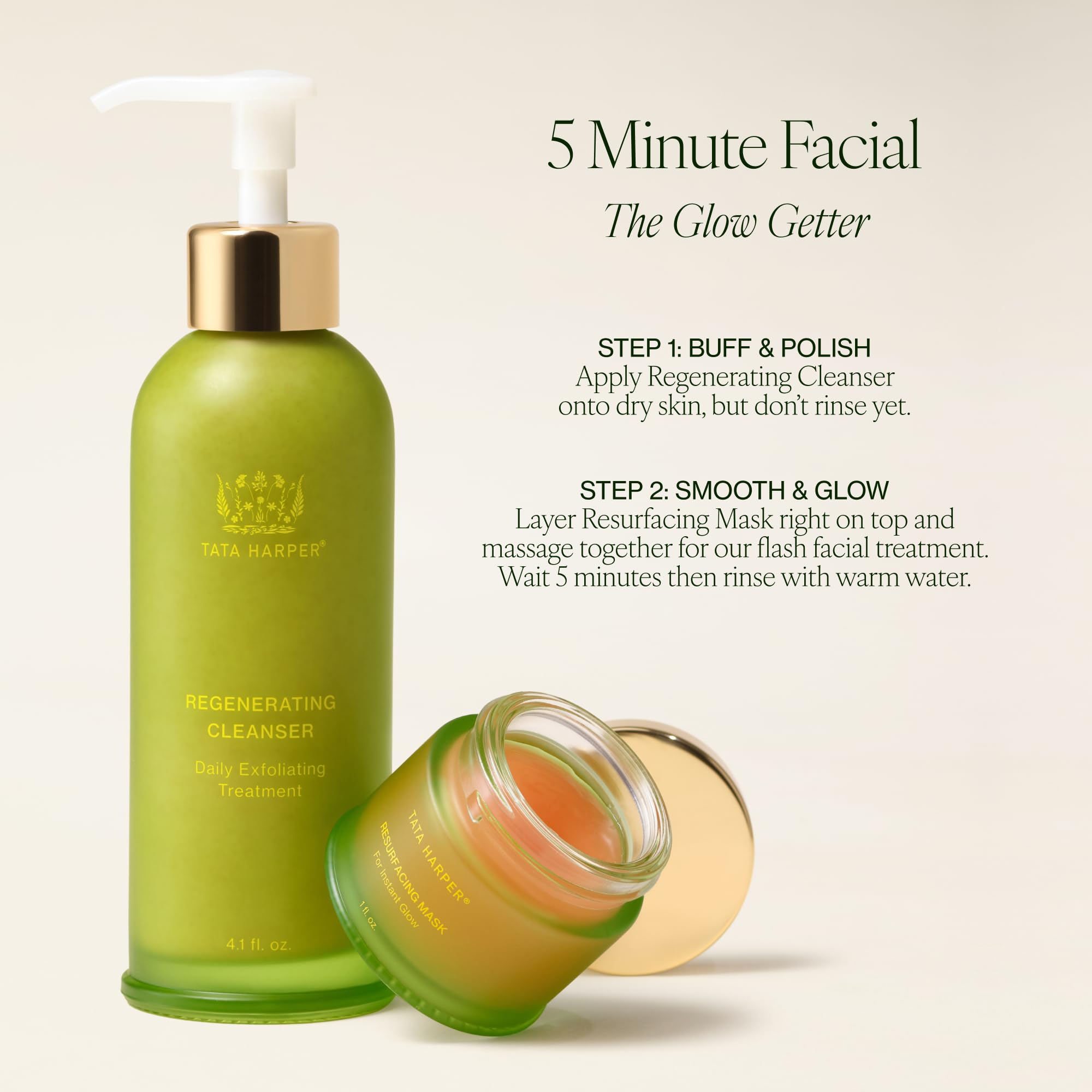 Tata Harper Resurfacing Mask exfoliación suave deja la piel tersa