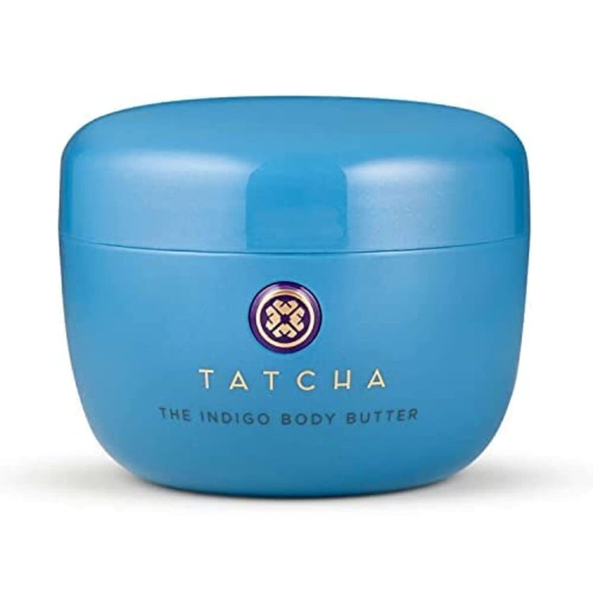 TATCHA Indigo Body Butter muestra textura aterciopelada para hidratación duradera.