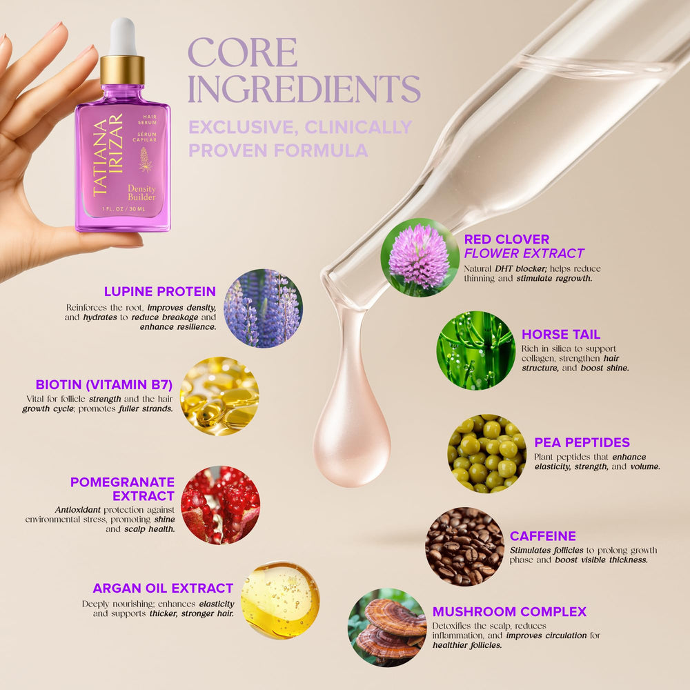 Tatiana Irizar Density Builder Serum péptidos de guisante para reparar fibras capilares