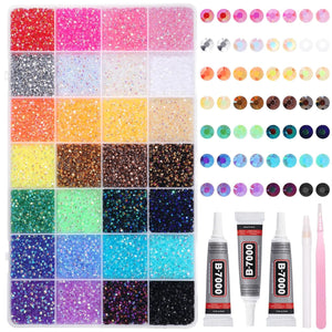 Kit Tatiwoo de rhinestones con herramientas para empezar a decorar