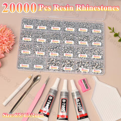 Piedras Tatiwoo resina plana plata 4 mm para acentos destacados