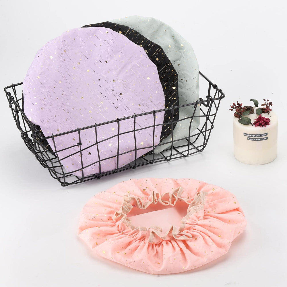 Gorro de ducha Tbestmax para cabello seco durante el baño.