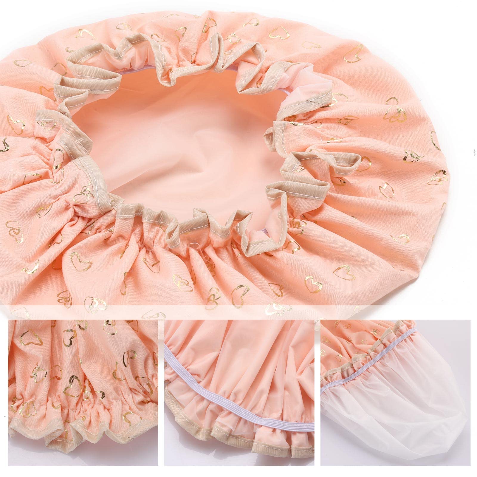 Gorro reutilizable Tbestmax, impermeable y lavable para múltiples duchas.