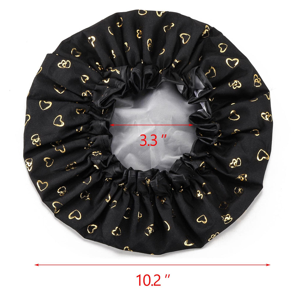 Gorro de ducha Tbestmax para niñas, elástico y cómodo para uso diario.