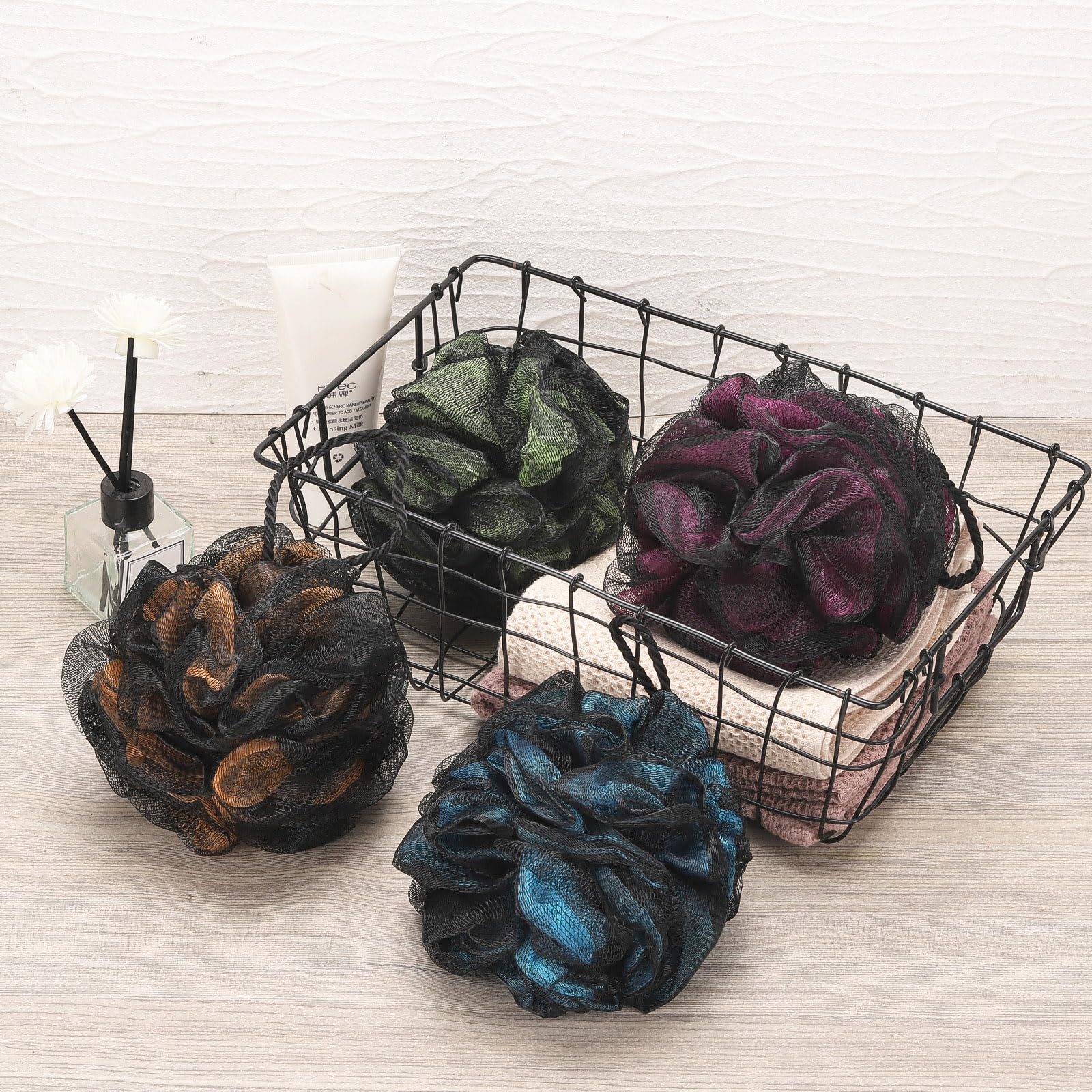 Paquete de 4 colores Tbestmax para la ducha familiar