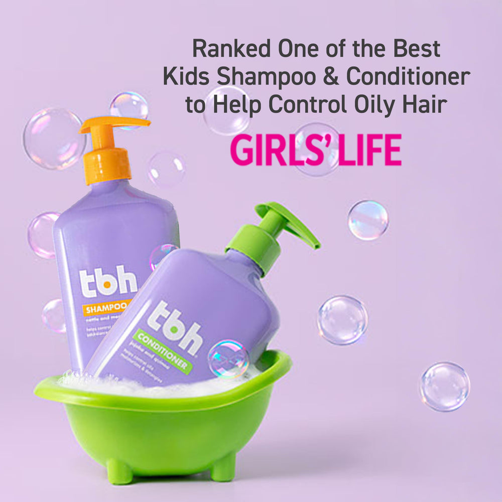 Champú TBH para adolescentes y niños: ingredientes naturales para cuidado diario.