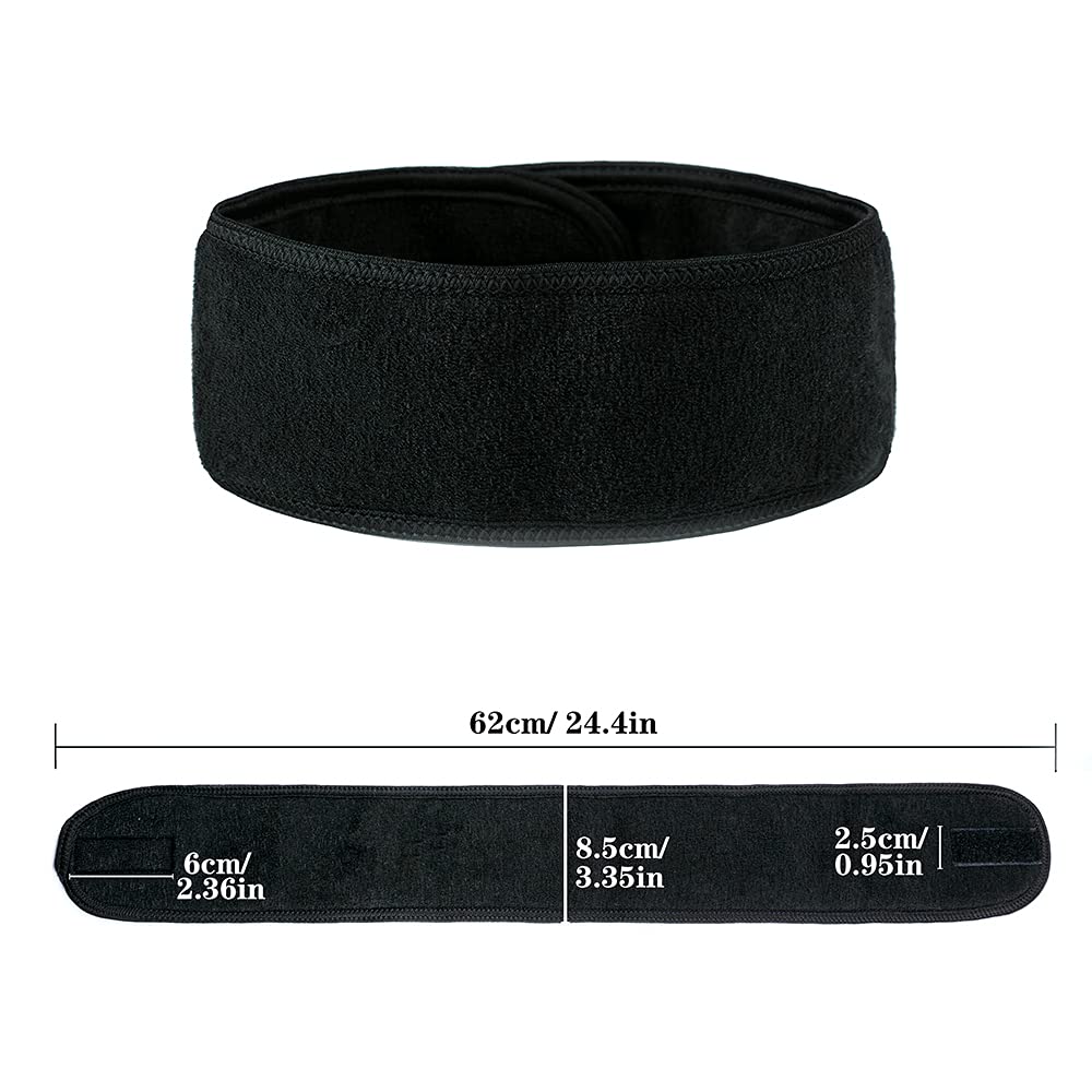 TDHDIKE banda con Velcro ajustable para maquillaje, cómodo y seguro