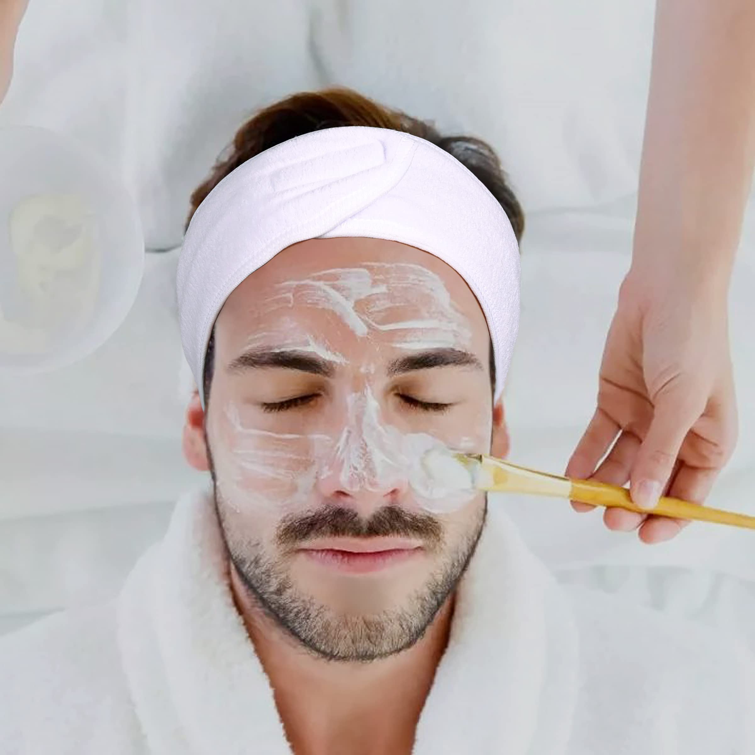 TDHDIKE banda para rostro spa compatible con lavadora para fácil limpieza.