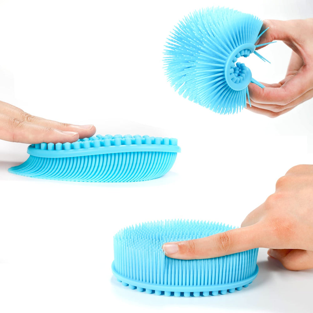 TDHDIKE lufa para cuerpo en azul, uso diario en la ducha.