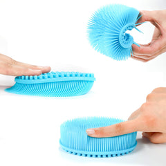 TDHDIKE lufa para cuerpo en azul, uso diario en la ducha.