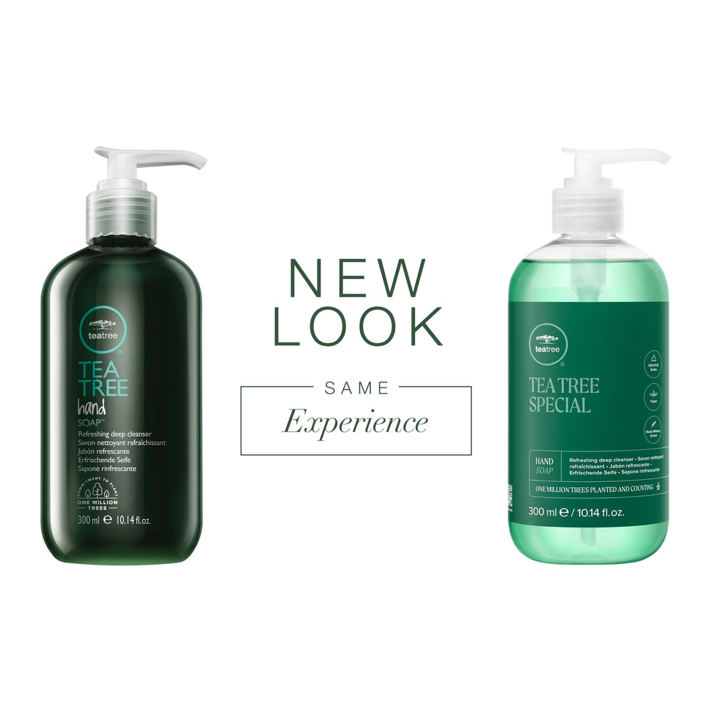 Tea Tree Jabón de Manos - espuma suave para una limpieza rápida y refrescante.