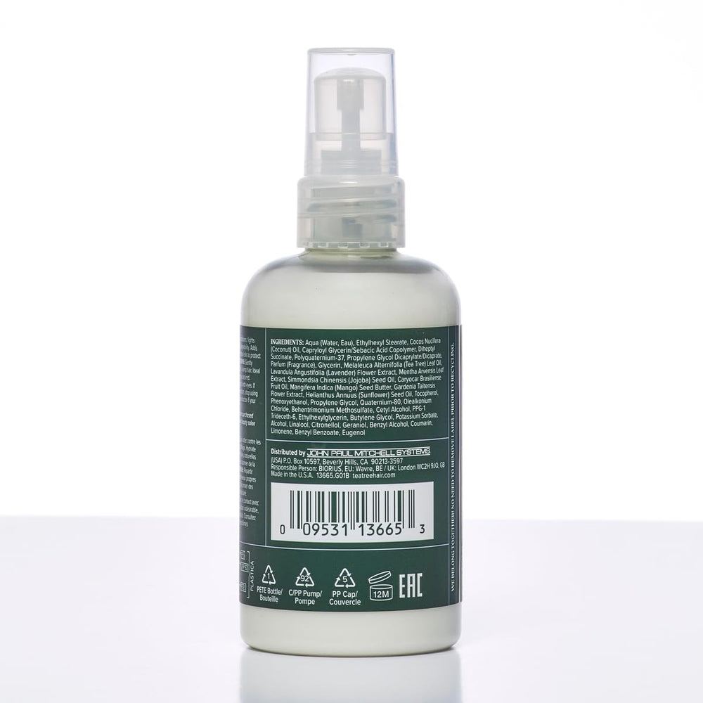 Tea Tree Lavender Mint Moisture Milk cabello rizado más manejable.
