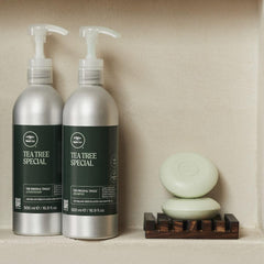 Tea Tree Special Barra de Champú con ingredientes de origen natural al 95%.