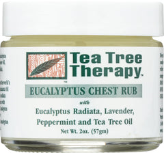 Tea Tree Therapy: frasco de aceite eucalipto australiano con aroma agradable para uso tópico.