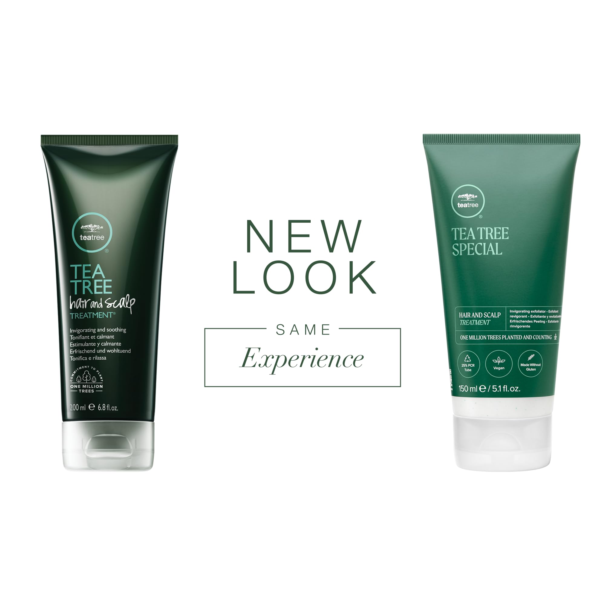 Aplicación de mascarilla Tea Tree para cabello y cuero cabelludo.