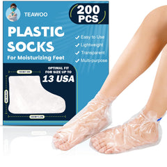 TEAWOO cobertores para pies con dos tallas, ajuste cómodo para tratamiento en casa.