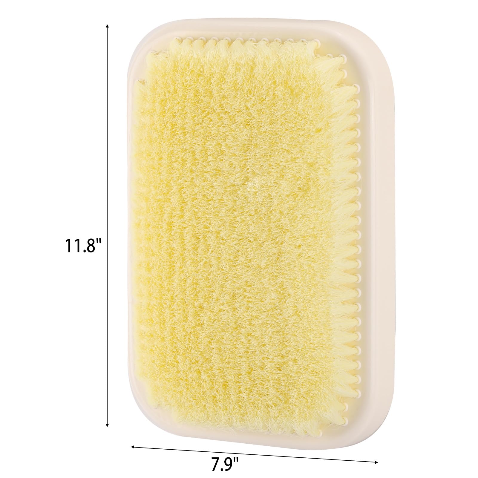 Tecbeauty cepillo espalda montado pared, instalación rápida en la ducha.