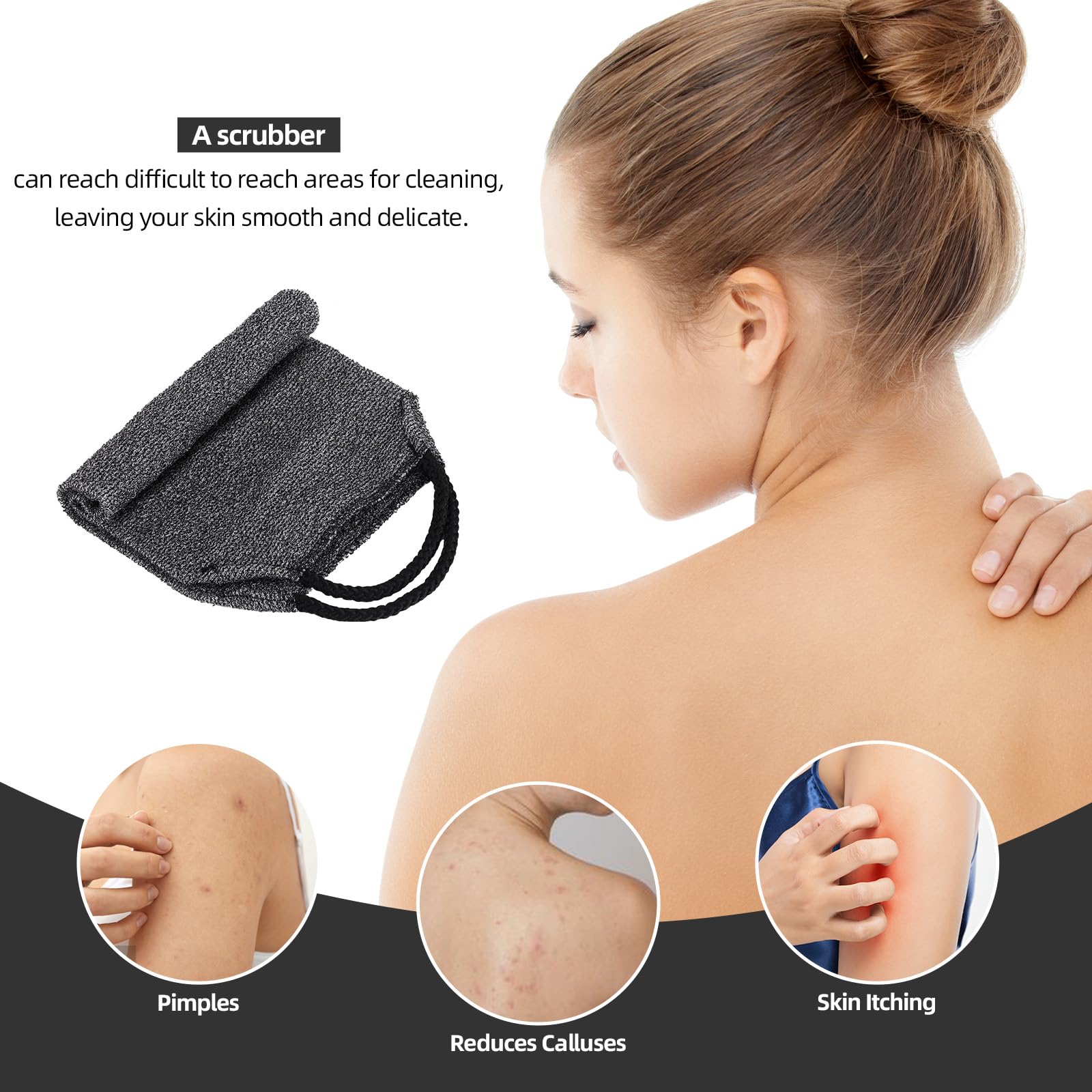 Tecbeauty tamaño 21-3 x 7-9 pulgadas para espalda