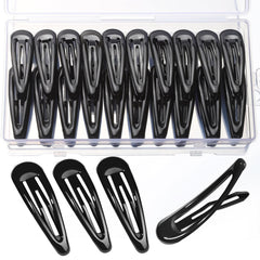 Teenitor horquillas negras en caja organizada para almacenamiento fácil.