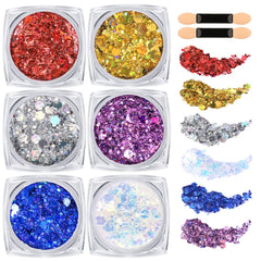 Teenitor glitter gel brillo corporal iridiscente para looks festivos y luminosos.