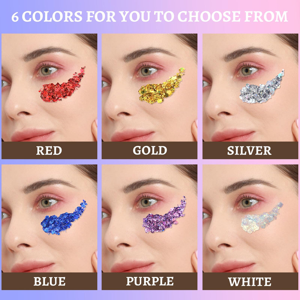 Teenitor glitter gel para looks mermaid y festivales.