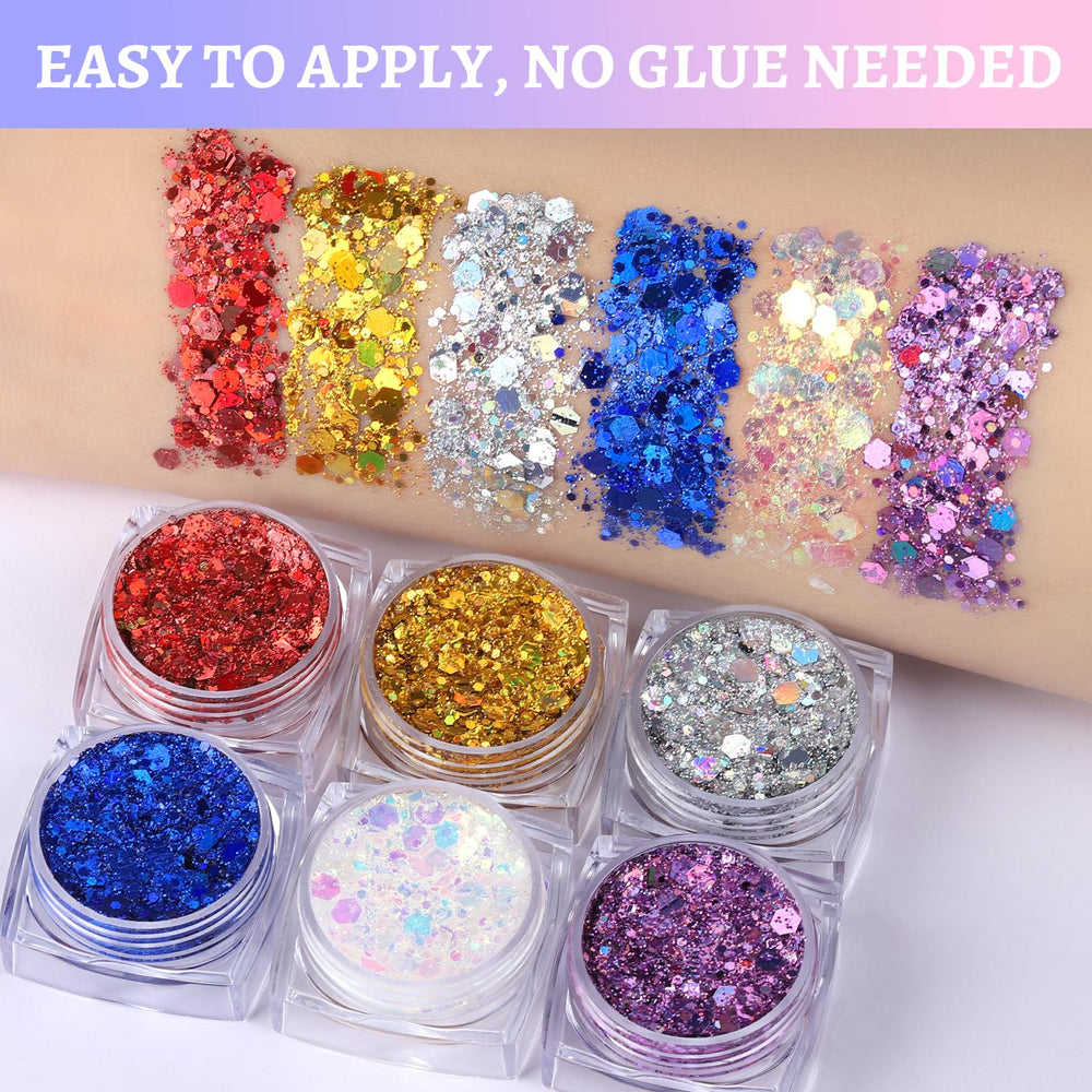 Teenitor brillo uñas gel glitter para manicura deslumbrante.