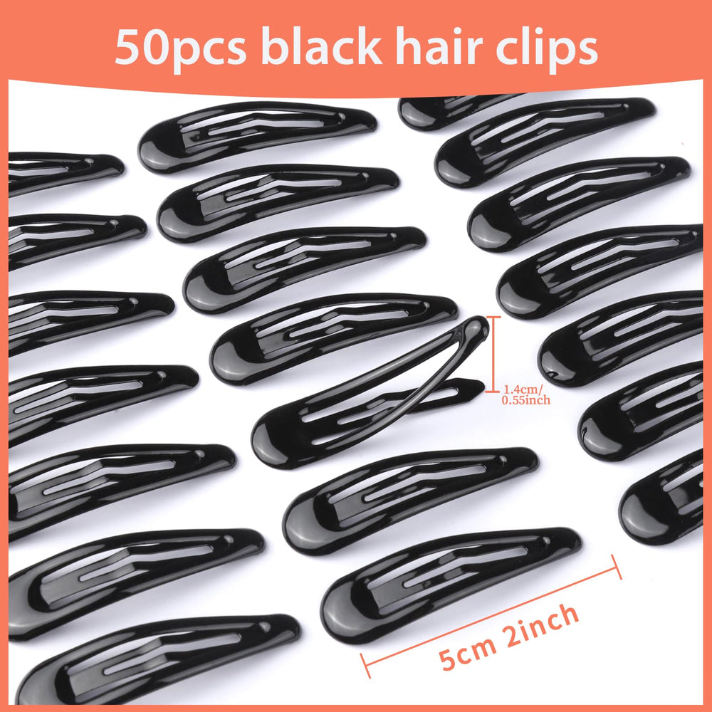 Teenitor broches negros con brillo suave para uso diario.