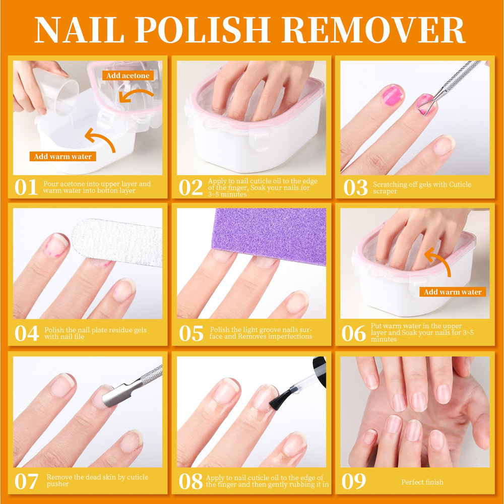 Teenitor conjunto de manicura completo, todo en 1 para mantenimiento de uñas