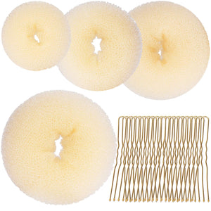 Teenitor donut extra grande para moño voluminoso, ideal para looks de gala.