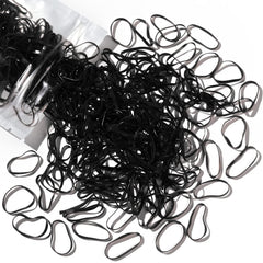 Teenitor gomas para el pelo negro, empaque de 300 para repuestos y disponibilidad.