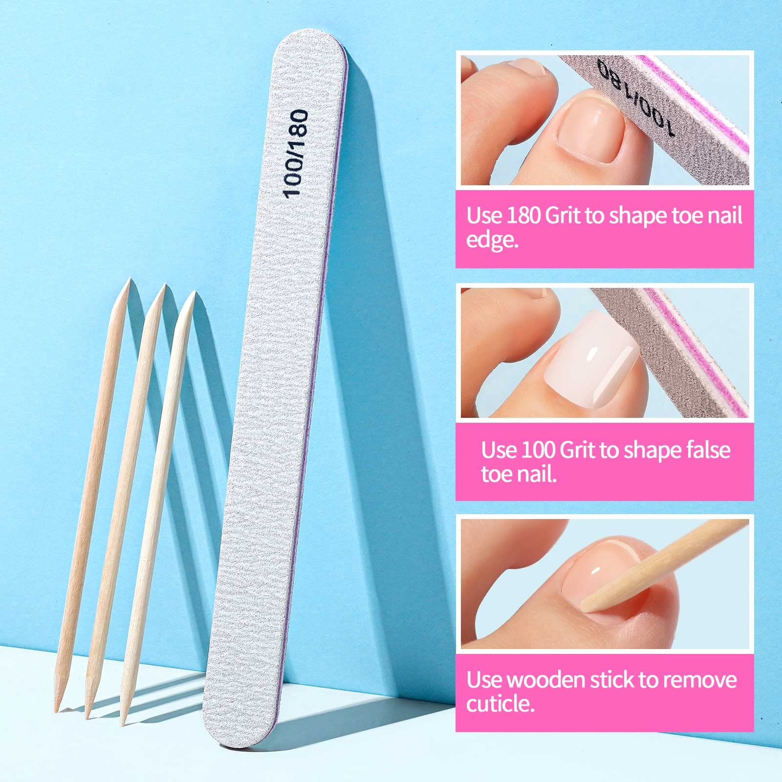 Teenitor Herramientas para manicura en casa para un acabado profesional