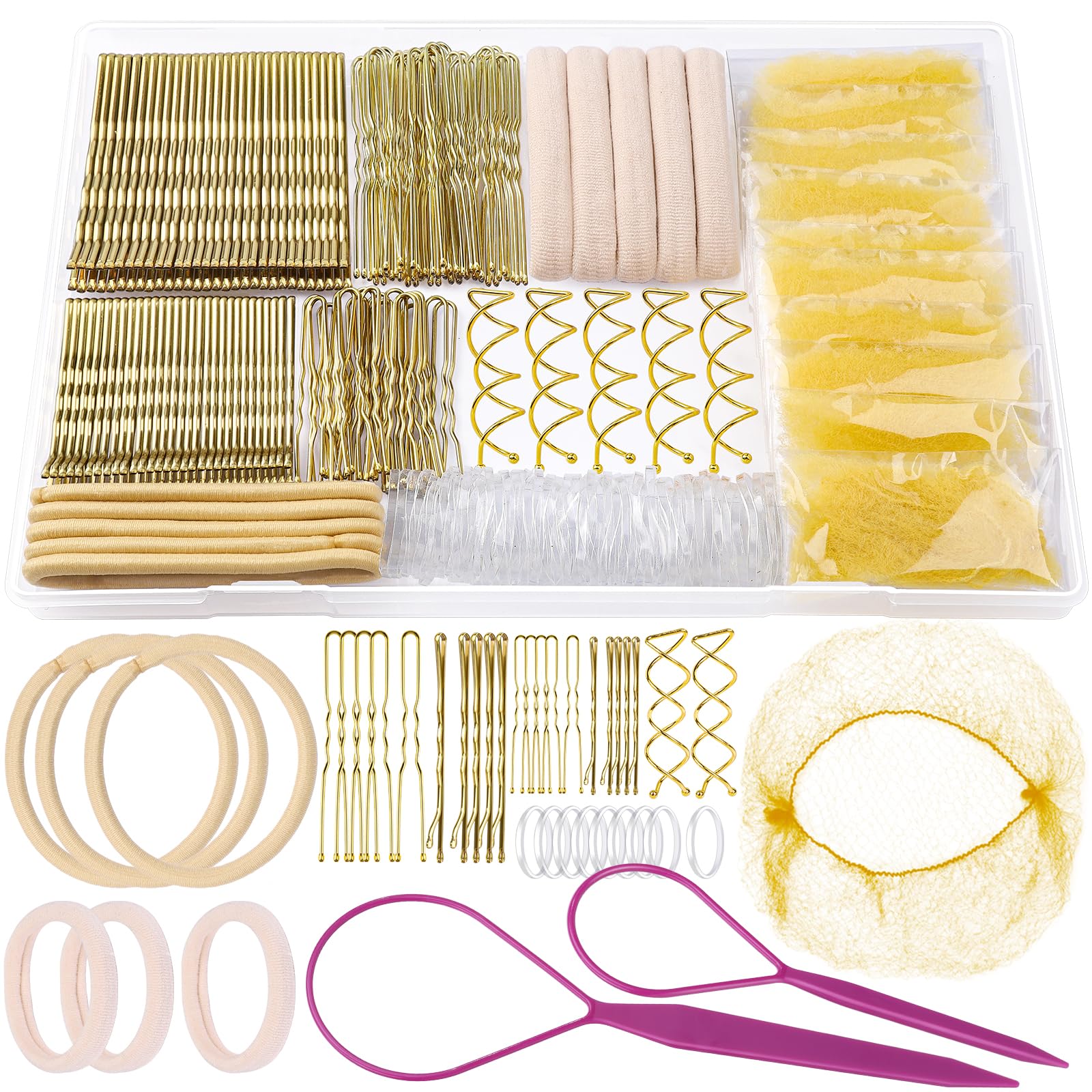 Teenitor kit de peinado con horquillas: ideal para fijar peinados con seguridad durante ensayos y competiciones.