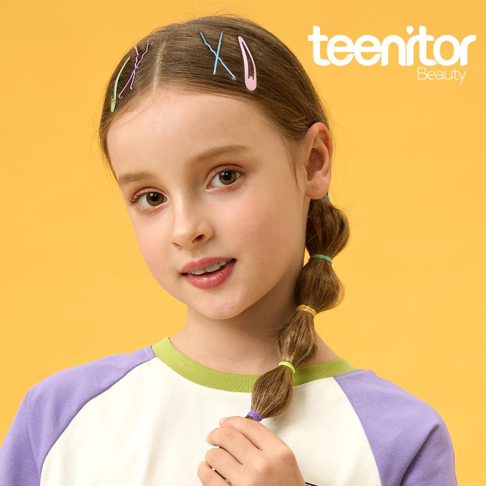Teenitor pinzas de sujeción en 5 colores para estilos seguros.