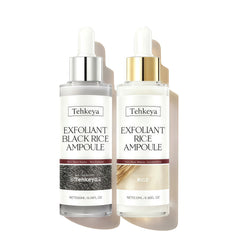 Tehkeya Peel Shot Glow Arroz Blanco Bote, ilumina la tez con brillo suave.