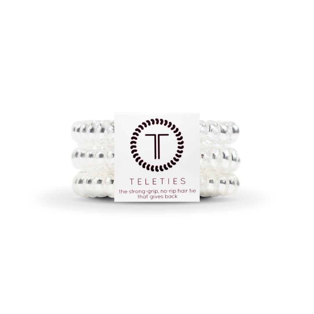 Teleties con bucle espiral, sujeción estable para cabello durante el día.